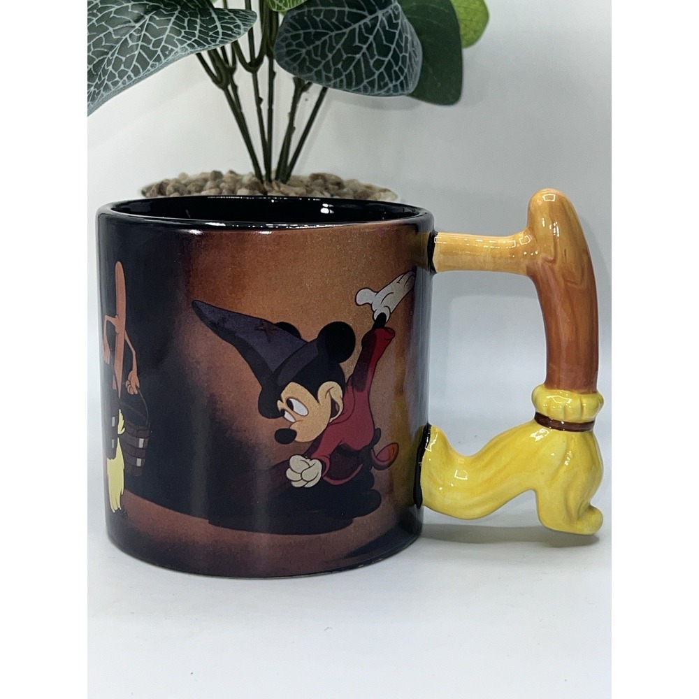 DISNEY FANTASIA - CERAMIC SCULPTED MUG - ‎ 20 OUNCES Rare Find!!!